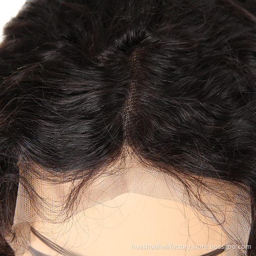 Best Wholesale Cuticle Aligned Hair Loose Deep Brazilian Virgin Hair Wigs 13X6 180% Density Pre-plucked Swiss lace Wig